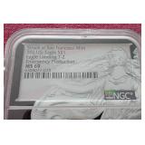 2021(S) 1 oz American Silver Eagle - NGC MS69