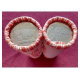 (2) State Quarter $10 Rolls - N.D. & Washington