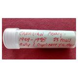 (25) Canadian Pennies - Mostly Vintage