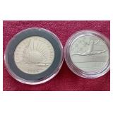 (2) Commemorative Half Dollars