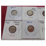 (20) Dimes - Includes Proof & (1) Silver