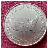 1952 George Washington-Carver Commemorative Silver Half Dollar