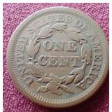 1856 Braided Hair Large Cent