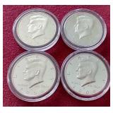 (4) Silver Proof Kennedy Half Dollars