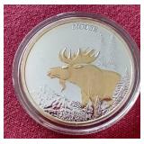 Montana Moose 1 oz Silver Round