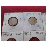 (12) Nickels - Mostly Proof