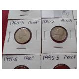 (12) Nickels - Mostly Proof
