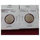 (12) Nickels - Mostly Proof