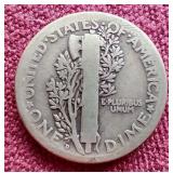 1921-D Mercury Dime - Key Date!