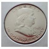 (3) Franklin Half Dollars