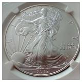 2012(S) 1 oz American Silver Eagle - NGC MS69