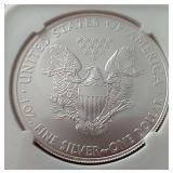2012(S) 1 oz American Silver Eagle - NGC MS69