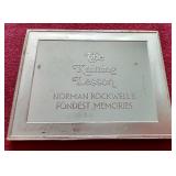 Large Norman Rockwell Sterling Silver Bar - Over 3 oz!