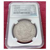 1921-S Morgan Dollar - NGC Genuine
