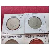 (10) Kennedy Half Dollars