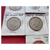 (10) Kennedy Half Dollars