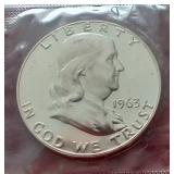 1963 U.S. Mint Proof Set - No Envelope