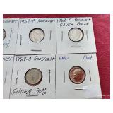 (11) 90% Silver Roosevelt Dimes