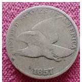 1857 Flying Eagle Penny