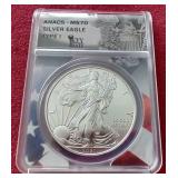 2021(W) 1 oz American Silver Eagle - ANACS MS70