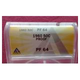 1960 Franklin Half Dollar - ANACS PF64