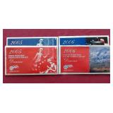 (2) U.S. Mint Uncirculated Sets - 2005-2006 P&D