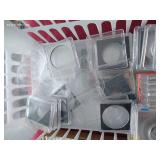 Large Mixed Lot of Various Coin Capsules & Cases