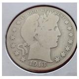 (4) Barber Half Dollars