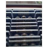 Gorgeous Presidential Dollar Collection in Wood Display Case