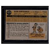 Don Drysdale 1960 Topps #475 Vintage Baseball Card