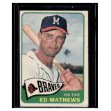 Ed Mathews 1965 Topps #500 Vintage Baseball Card