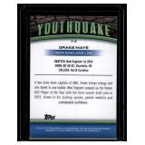 Drake Maye RC Insert Youthquake 2024 Topps Chrome #Y-2 Rookie Football Card