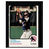 Hank Aaron 1973 Topps #100 Vintage Baseball Card