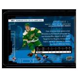 Brock Faber RC Die Cut SP /1000 2023-24 Upper Deck Extended Series UD3 #7 Numbered 433/1000 Rookie Minnesota Wild Hockey Card