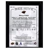 Brock Faber RC 2023-24 Upper Deck Bee Hive #BH-33 Rookie Minnesota Wild Hockey Card