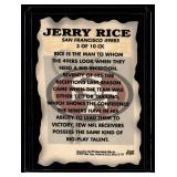 Jerry Rice Die Cut 1997 Fleer Ultra Comeback Kids Insert #3 Football Card