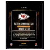 Patrick Mahomes / Travis Kelce Treasured Tandems Insert 2024 Phoenix #TT-KC Football Card