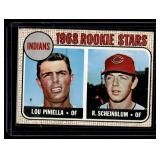 Lou Pinella RC 1968 Topps Indians Rookie Stars #16 Vintage Baseball Card