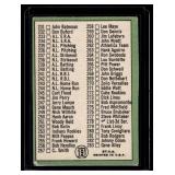 Willie Mays 1967 Topps Checklist #191 Vintage Baseball Card