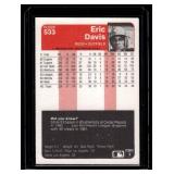 Eric Davis RC 1985 Fleer #533 Rookie Vintage Baseball Card