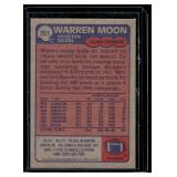 Warren Moon RC 1985 Topps #251 Vintage Rookie Football Card