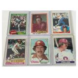 Mike Schmidt 6 Card Lot 1976-1983 Vintage Baseball Cards