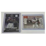 Adrian Peterson and Daunte Culpepper 2 Card #'d Numbered Minnesota Vikings Football Lot