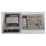 Adrian Peterson and Daunte Culpepper 2 Card #'d Numbered Minnesota Vikings Football Lot