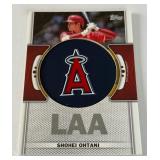 Shohei Ohtani 2023 Topps Logo Commemorative Patch #TLP-SO Baseball Card