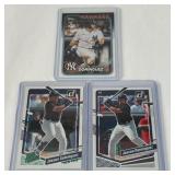 Jason Dominguez 3 Card Rookie Lot 2023 Donruss and 2024 Topps Baseball Cards