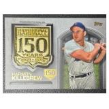 2019 Topps Harmon Killebrew Medallion Minnesota Twins MLB Baseball Card 077/150 No. AMM-HK