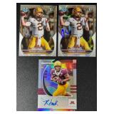 3-Card Minnesota Gophers Football Parallel/Auto Card Lot (/100!)