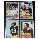4-Card Pittsburgh Steelers NFL Vintage Football Card Lot (Star Players)