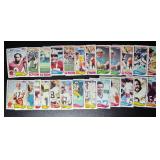 25-Card 1982 NFL Vintage Topps Misc Football Card Lot